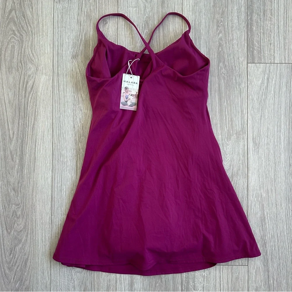 NWT HALARA Medium softlyzero easy peezy Magenta Dress undershorts travel pads - Picture 4 of 8